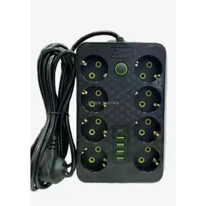 Удлинитель сетевой 8 евро розеток+ USB+ Type С 3м