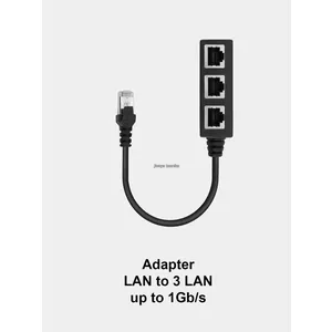 Адаптер Lan to 3 lan