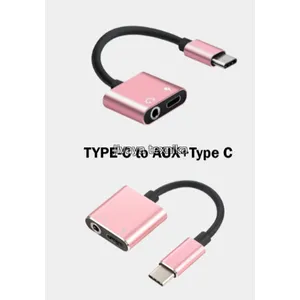 Адаптер-переходник USB Type-C для наушников и зарядки