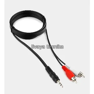 Кабель универсальный Mini Jack 3.5'- 2 RCA( тюльпан)