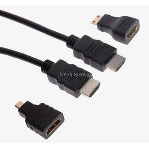 Кабель набор HDMI to HDMI с переходниками 5в1